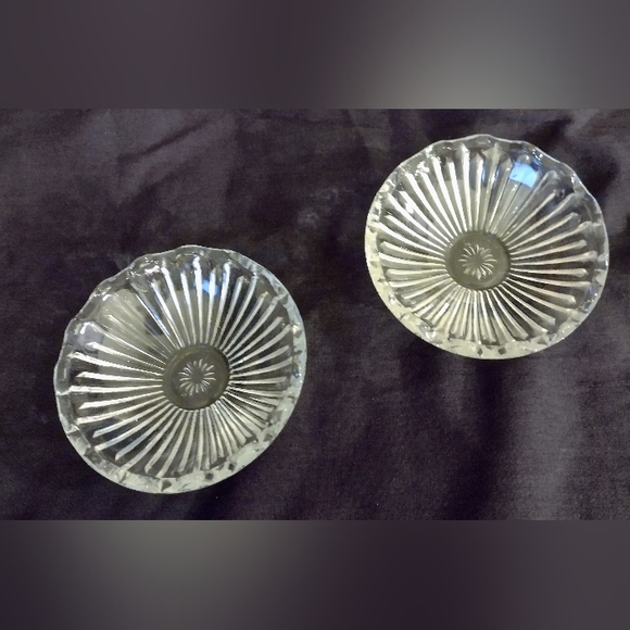 Other - Vintage stamped glass set
